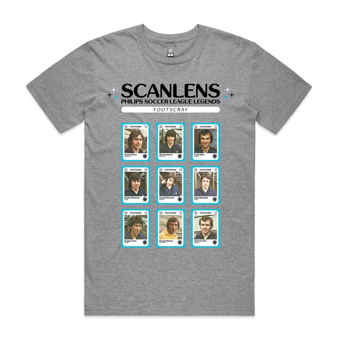 Scanlens Philips Soccer League Legends Series T-shirt