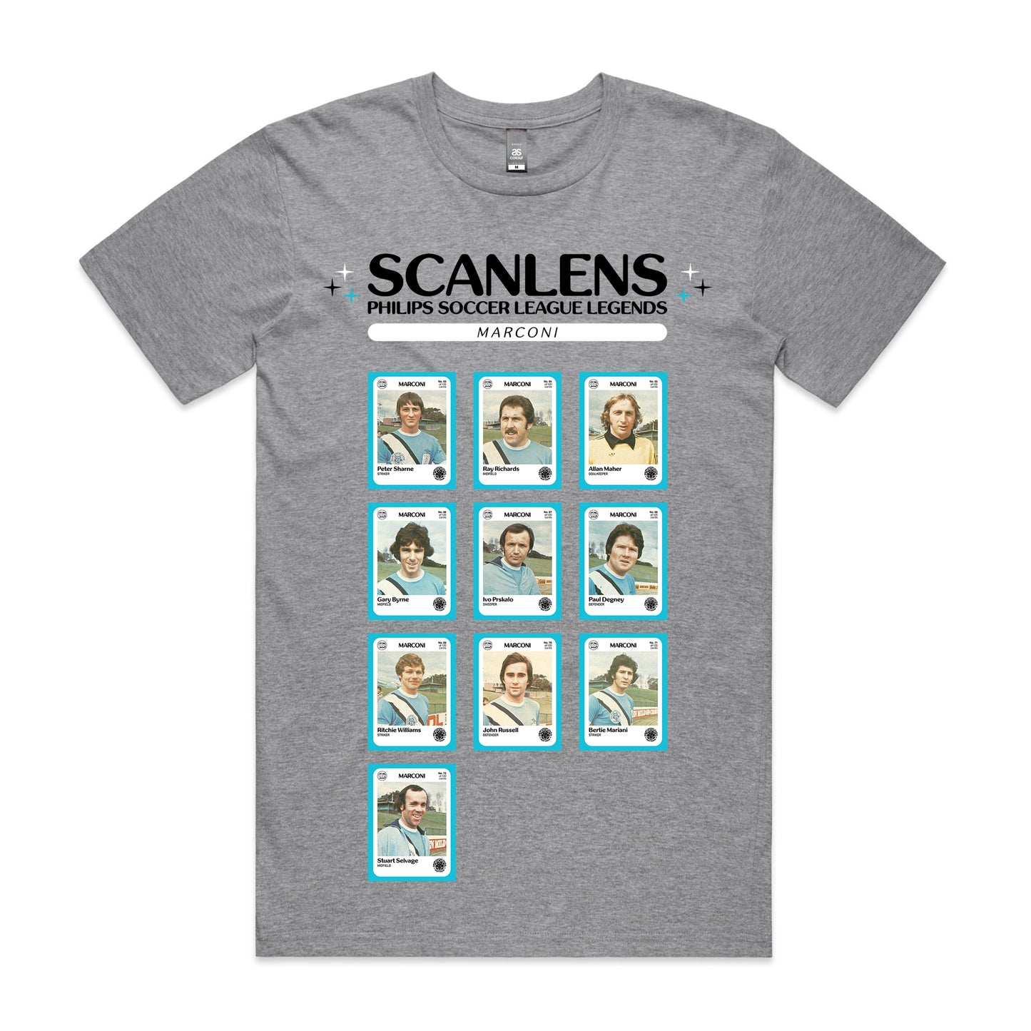 Scanlens Philips Soccer League Legends Series T-shirt